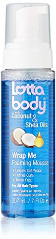Lotta Body Wrap Me Foaming Mousse with Coconut and Shea Oil, 7 Ounce