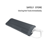 Silicone Heat Resistant Travel Mat Pouch for Hair