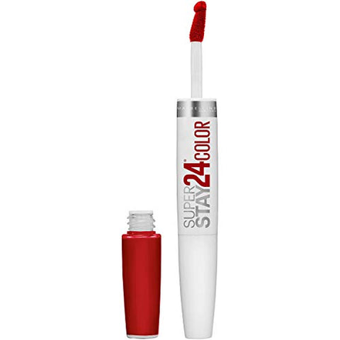 Maybelline SuperStay 24, 2-Step Liquid Lipstick, Keep It Red