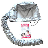 (2 In 1) Flexi  Curling Rods w/ Hair Dryer Bonnet Attachment