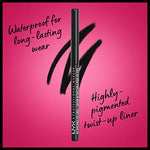 NYX PROFESSIONAL MAKEUP Mechanical Eyeliner Pencil, Black
