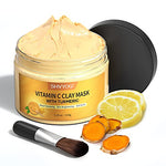 Turmeric Vitamin C Clay Facial Mask with Kaolin Clay and Turmeric