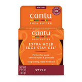 Cantu Extra Hold Edge Stay Gel with Shea Butter, 2.25 oz