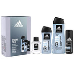 Adidas Dynamic Pulse Eau de Toilette, Shower Gel, Body Spray 4 piece Gift Set for Men