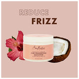 SheaMoisture Smoothie Curl Enhancing Cream for Thick, Curly Hair Coconut and Hibiscus