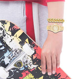 Iced Out Luxury Rhinestone Wrist Watch and Bracelet Set