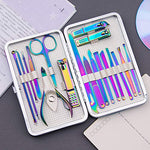Professional Stainless Steel Manicure and Pedicure Set,18 pcs