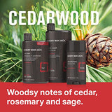 Every Man Jack Men’s Cedarwood - Shampoo, Face Wash, Deodorant Bath and Body Gift Set