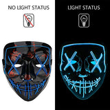 Purge Halloween LED Light up Mask