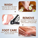 Professional Pedicure Kit for Cracked Heels Electric Callus Remover for Feet
