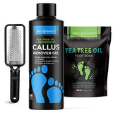 Daily Remedy Tea Tree Oil Foot Soak Callus Remover Set