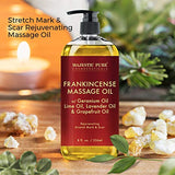 Majestic Pure Frankincense and Lavender Massage Oil, 8 fl oz