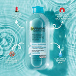 Garnier SkinActive Micellar Cleansing Water, For Waterproof Makeup, 13.5 Fl Oz