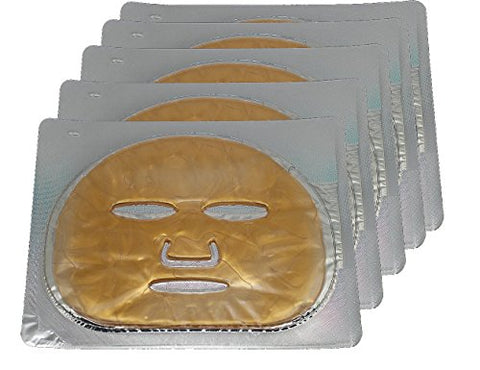 Gold Gel Collagen Facial Masks 5 PCS