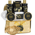 Lovery Bath and Body Honey Jasmine Scent Spa Gift Set, 12 Piece Set