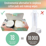 SWEET ADELINE Reusable Makeup Remover Pads -18 pcs