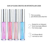 Coosa Glitter Liquid Lipsticks Set 6 color Diamond Shimmer Metallic Lip Gloss