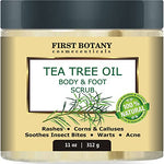 First Botany, Natural Tea Tree Oil Body Scrub & Foot Scrub - 11 Oz.