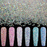 Ultra Mini 1.2mm AB  Diamond Nail Beads Glass Sand Shine Rhinestones Iridescent Crystals 15000Pcs