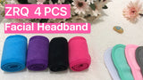 4 PCS Makeup Headband, Soft Adjustable Stretch Hair Wrap