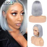 Human Hair Remy 13X4 Pre Plucked 613 Short Bob Wigs in Blonde (21 colors to choose from)