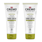 Cremo Barber Grade Original and Cooling Shave Cream/, 6 Fl Oz (2 Pack)