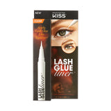 KISS Lash GLUEliner, 2-in-1 Felt-Tip Eyelash Adhesive and Eyeliner, 0.02 Oz.